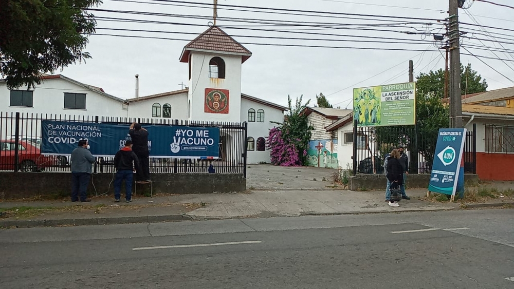 Parroquia la Ascensión del Señor es centro de vacunación contra Covid19