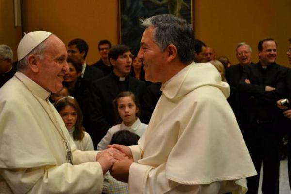 Llega a Victoria el padre Pablo Ordoñe, Maestro General de la Orden de La  Merced